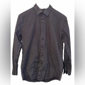 Alfani Men's Dark Gray Dress Shirt
